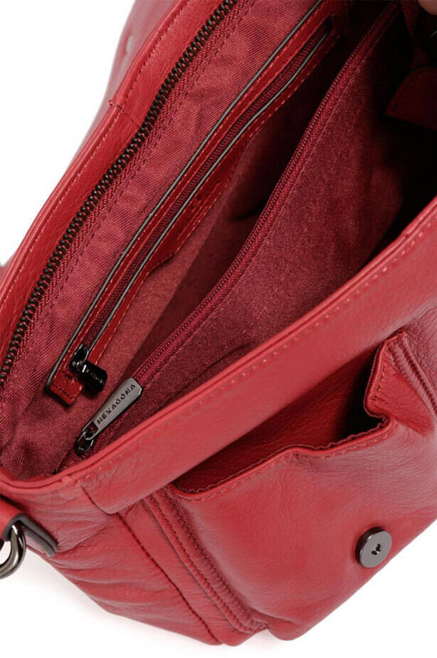 Vêtement en cuir Maroquinerie femme rouge