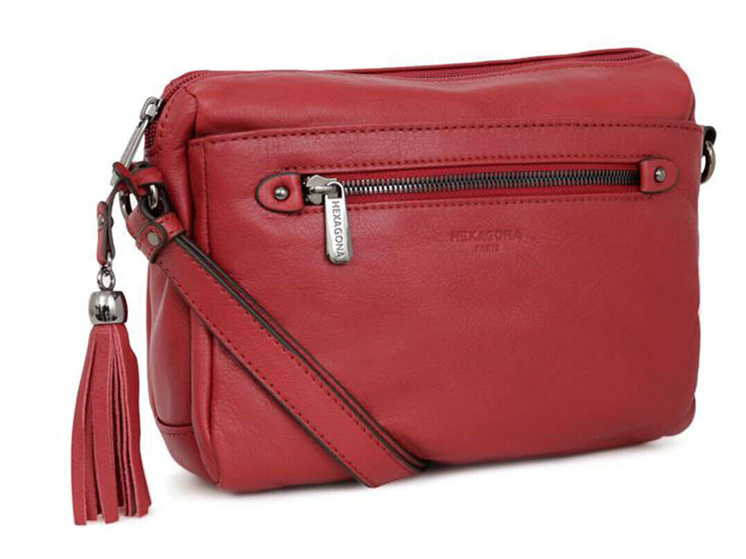 Vêtement en cuir Maroquinerie femme rouge