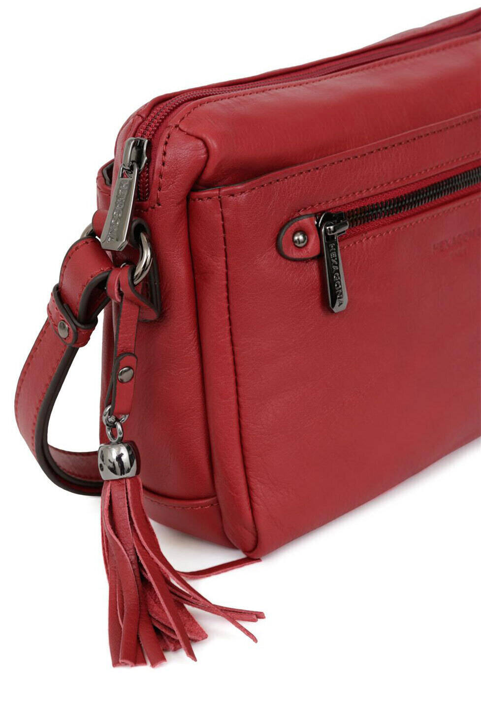 Vêtement en cuir Maroquinerie femme rouge