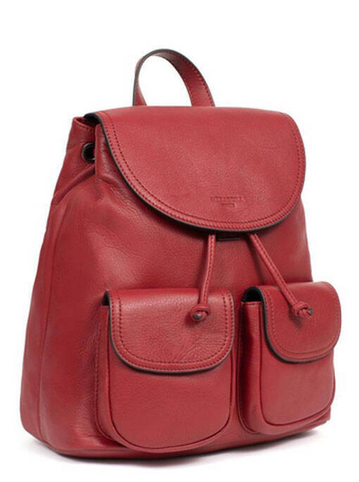Vêtement en cuir Maroquinerie femme rouge