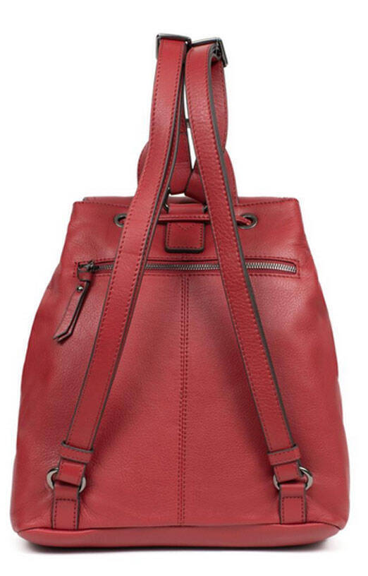 Vêtement en cuir Maroquinerie femme rouge