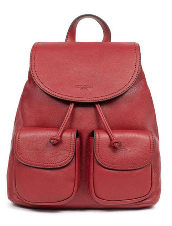 Vêtement en cuir Maroquinerie femme rouge