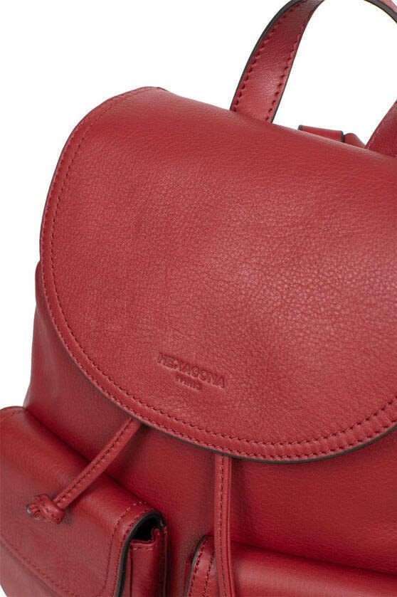 Vêtement en cuir Maroquinerie femme rouge
