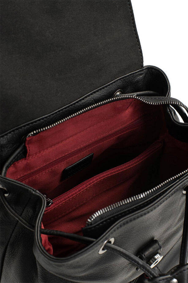 Vêtement en cuir Maroquinerie femme noir