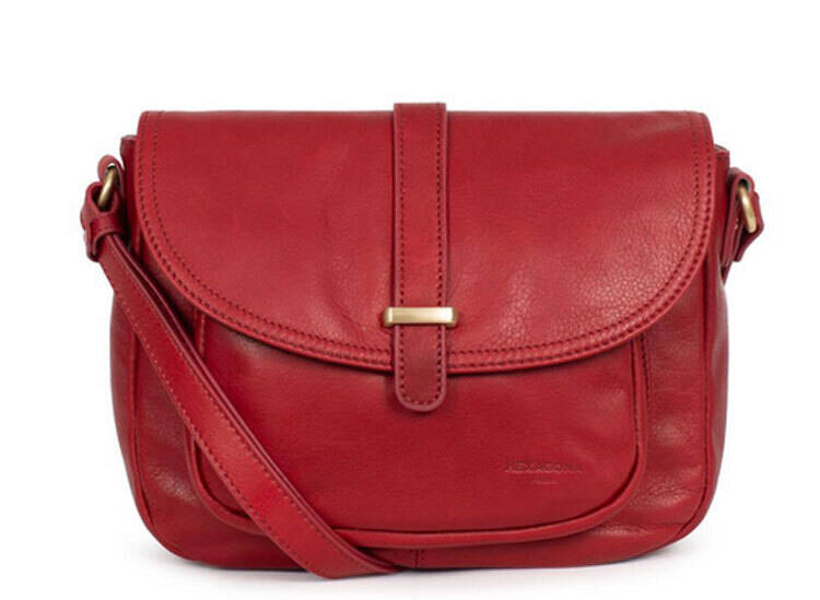 Vêtement en cuir Maroquinerie femme rouge