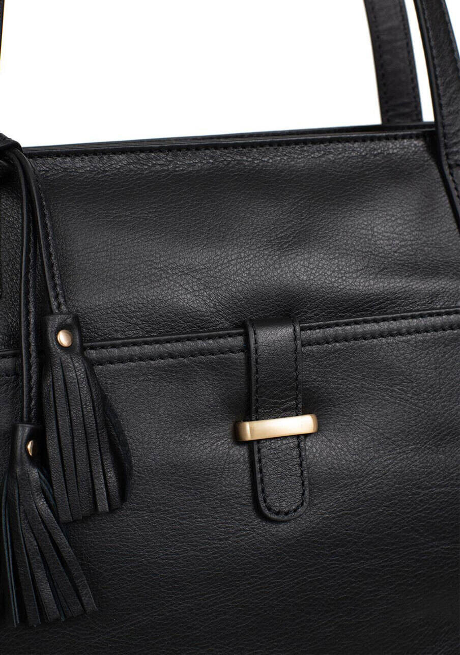 Vêtement en cuir Maroquinerie femme noir