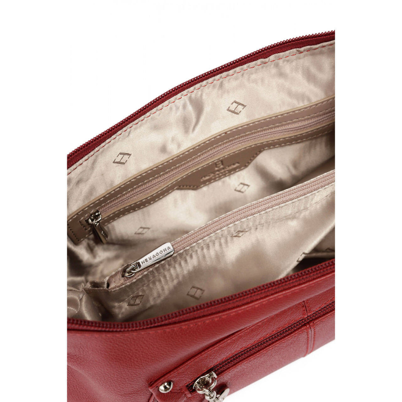 Vêtement en cuir Maroquinerie femme rouge