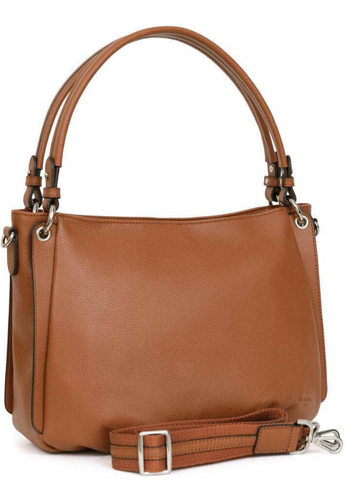 Vêtement en cuir Maroquinerie femme cognac