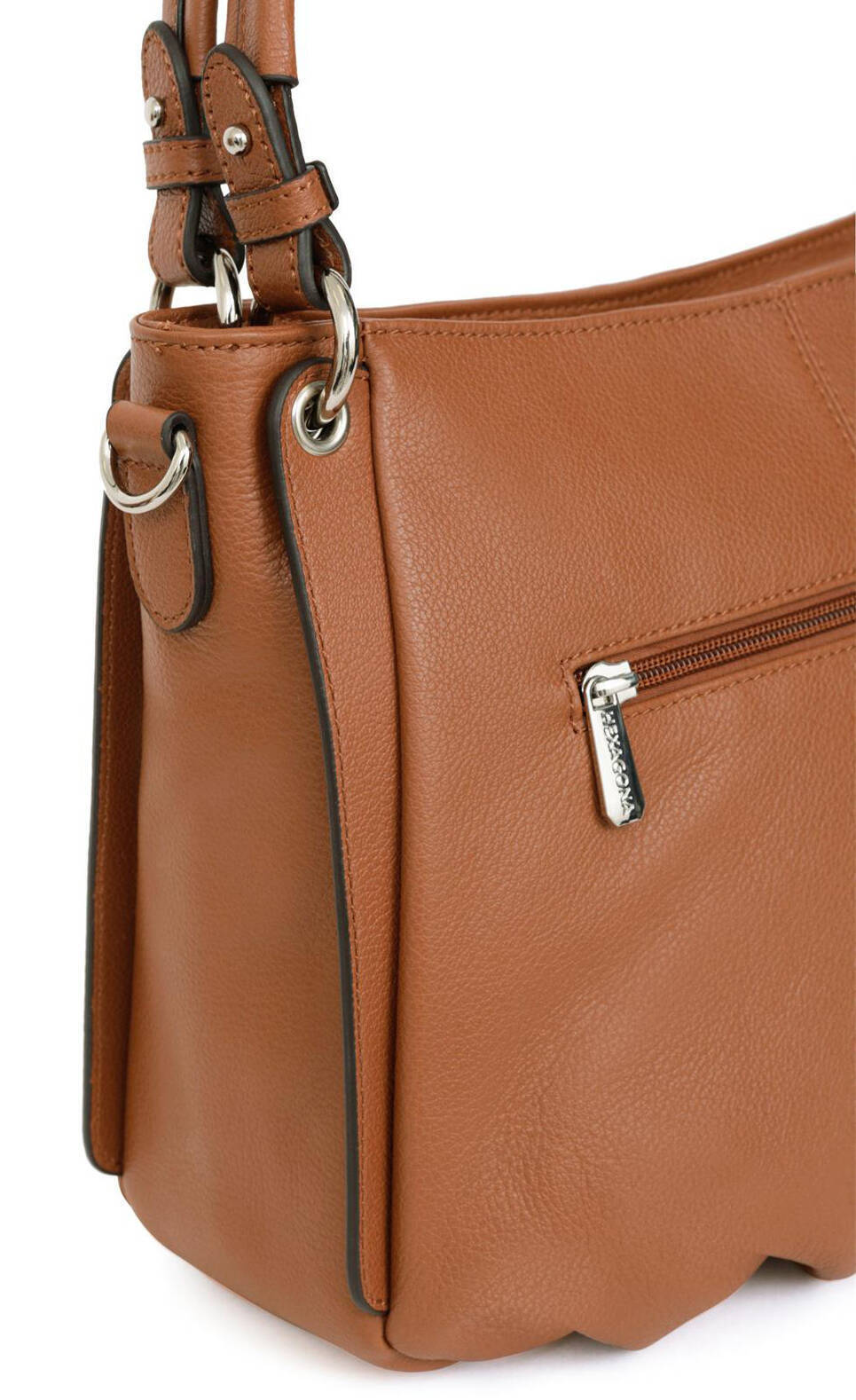 Vêtement en cuir Maroquinerie femme cognac