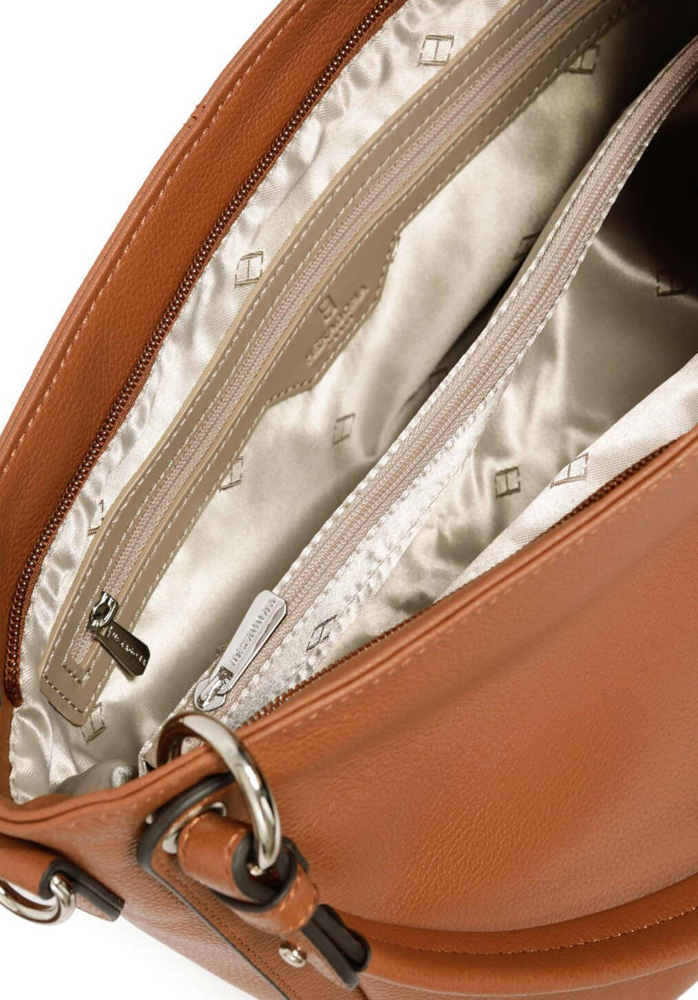 Vêtement en cuir Maroquinerie femme cognac