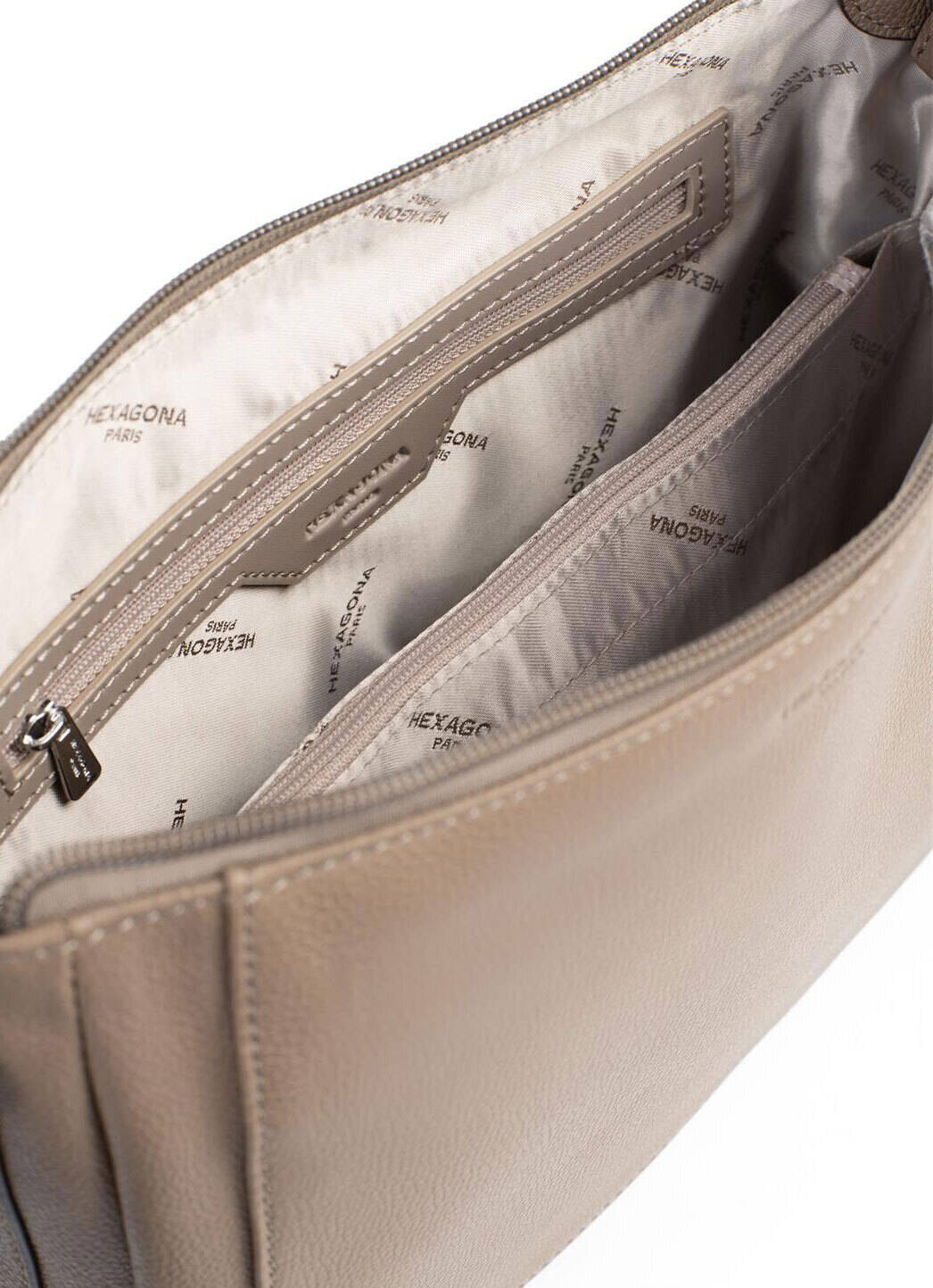 Vêtement en cuir Maroquinerie femme taupe