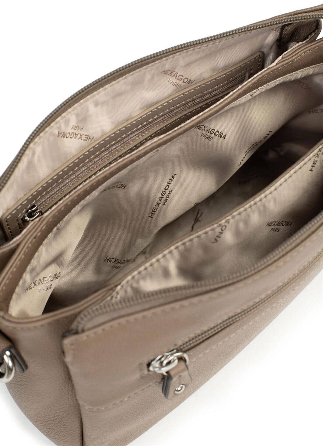 Vêtement en cuir Maroquinerie femme taupe