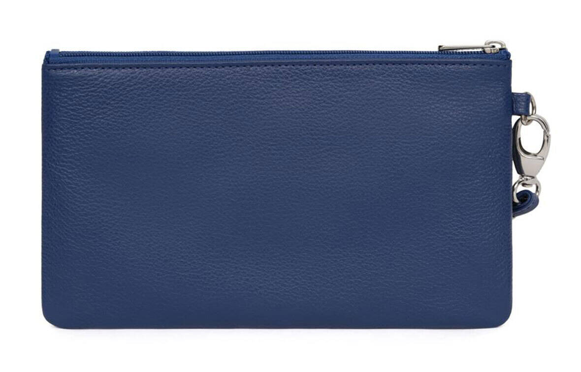 Vêtement en cuir Maroquinerie femme bleu