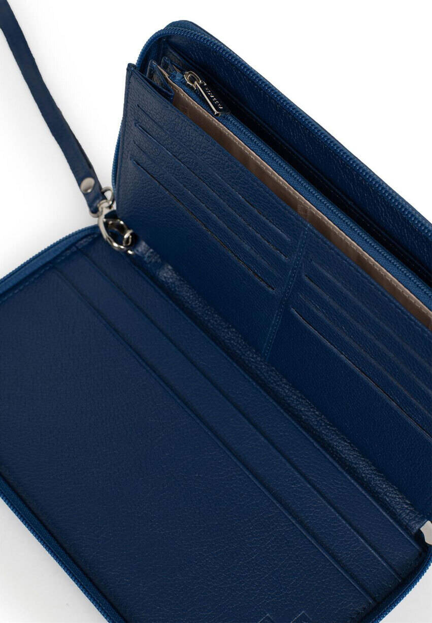 Vêtement en cuir Maroquinerie bleu