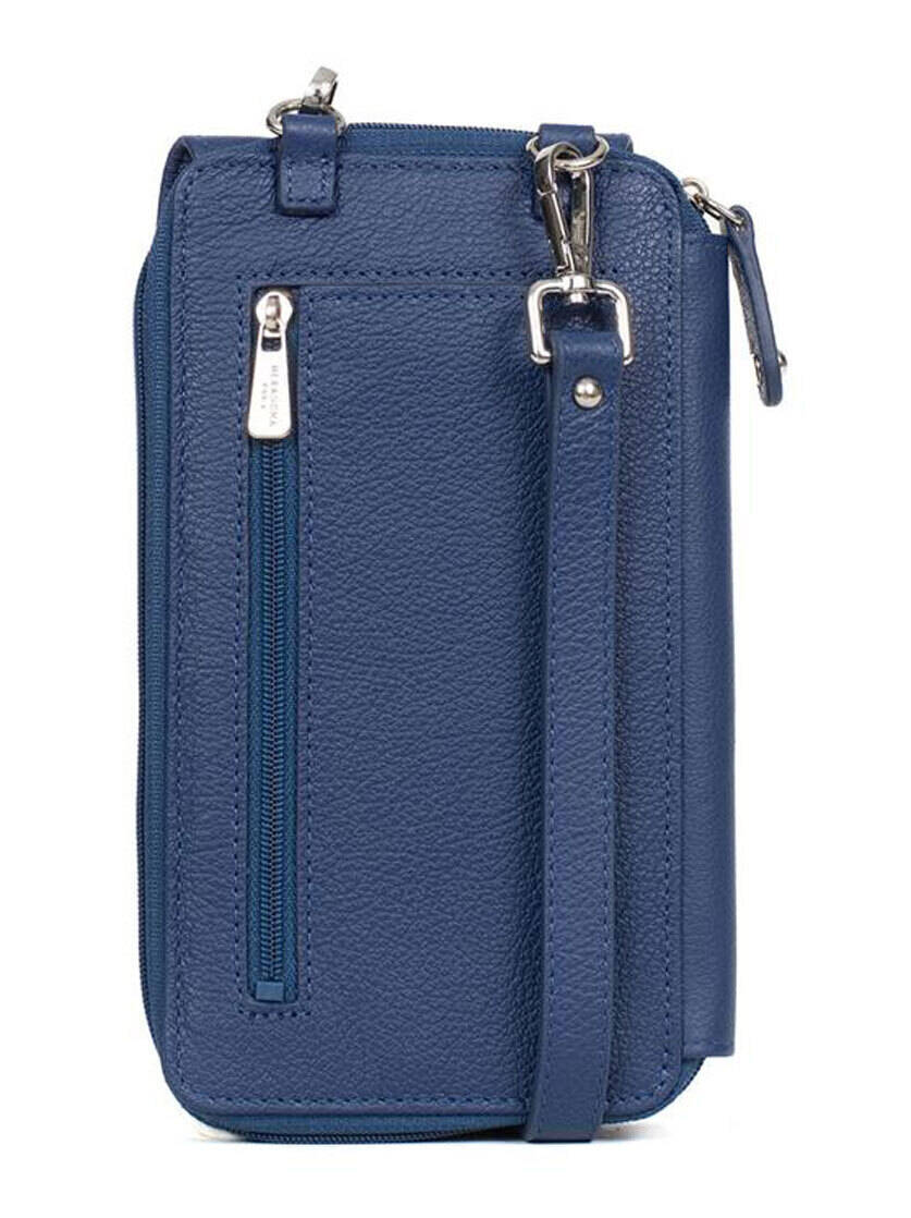 Vêtement en cuir Maroquinerie femme bleu