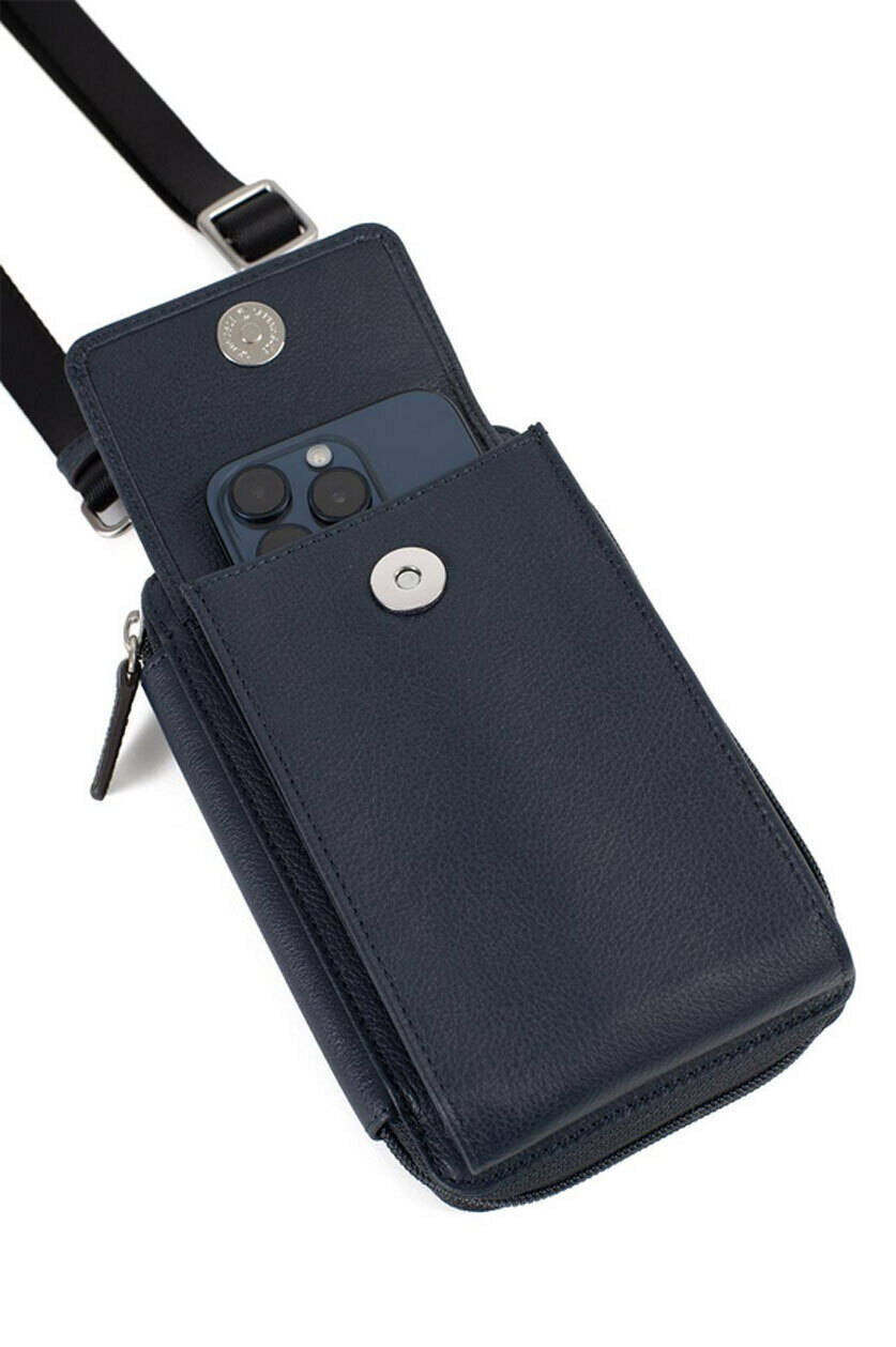 Vêtement en cuir Maroquinerie femme bleu