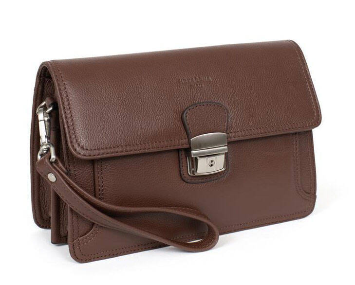 Vêtement en cuir Maroquinerie homme marron