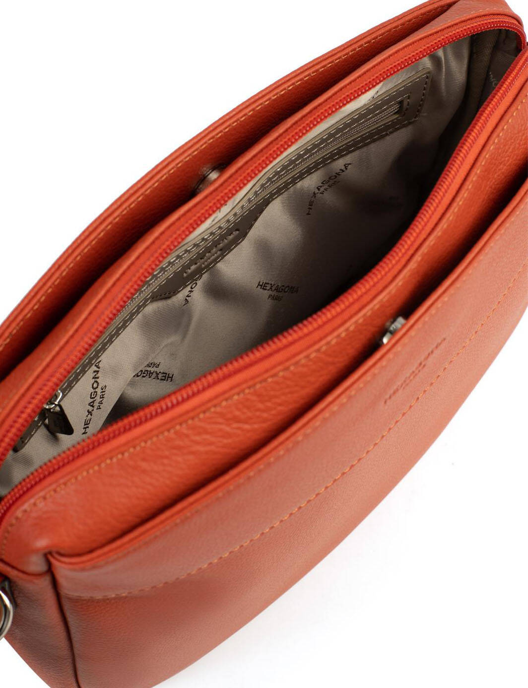 Vêtement en cuir Maroquinerie femme cognac