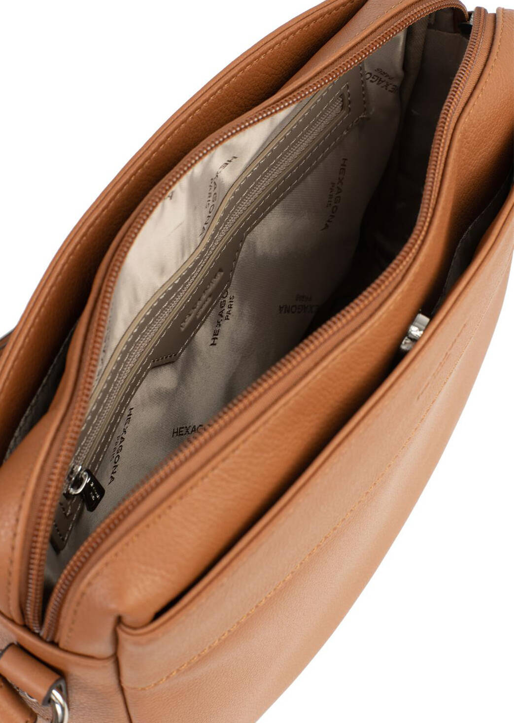 Vêtement en cuir Maroquinerie femme cognac