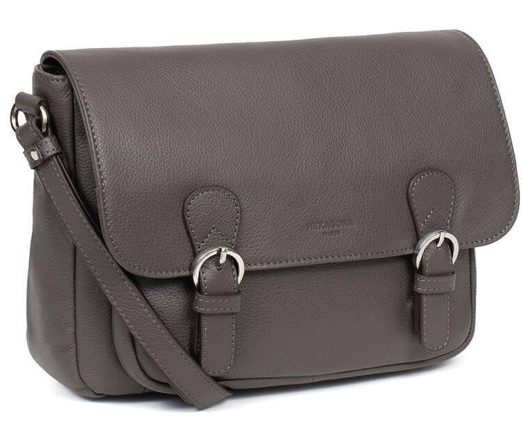 Vêtement en cuir Maroquinerie femme taupe