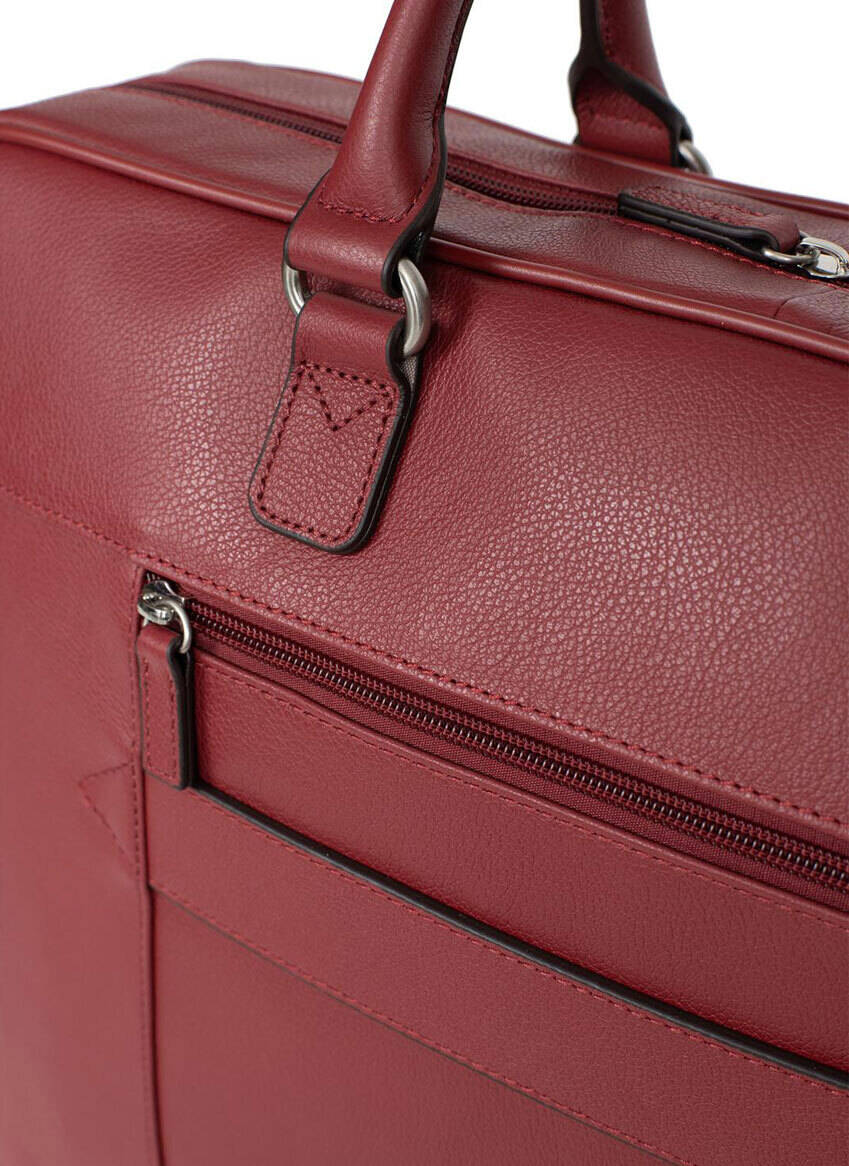 Vêtement en cuir Maroquinerie femme rouge