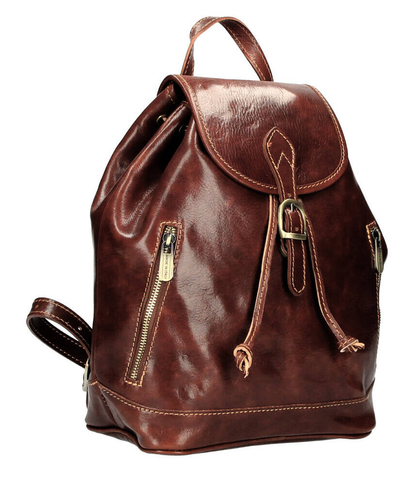 Vêtement en cuir Maroquinerie femme marron