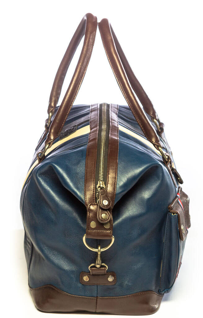 Vêtement en cuir Maroquinerie homme bleu