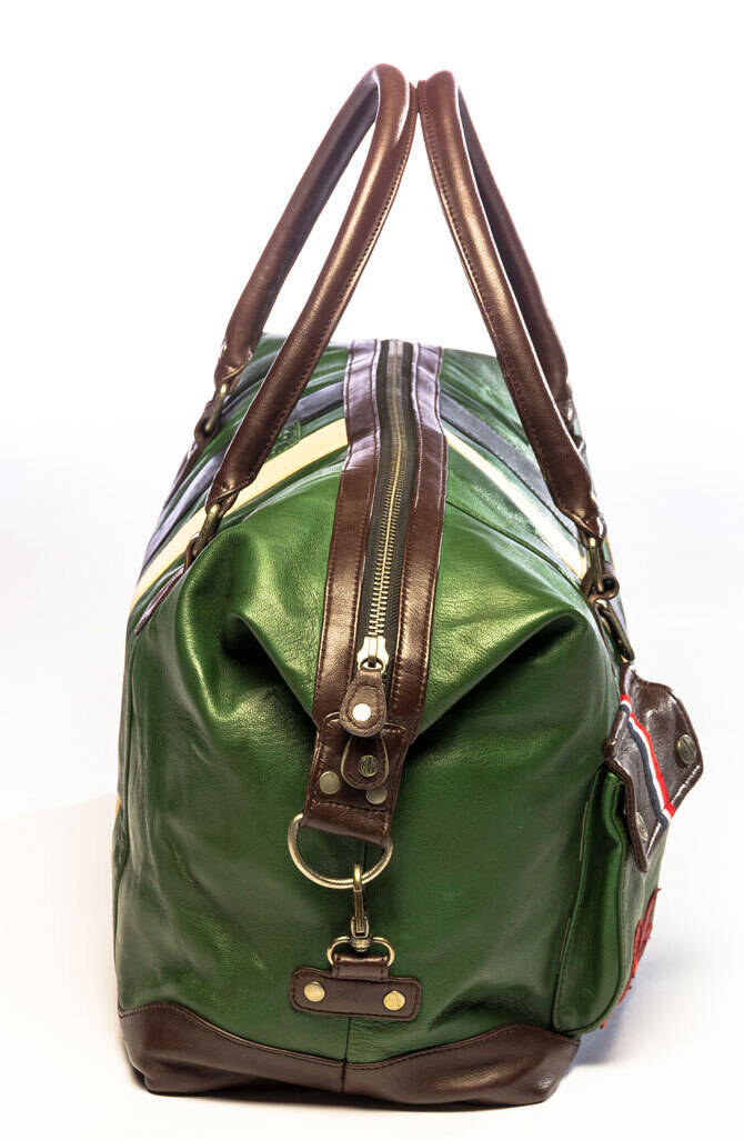 Vêtement en cuir Maroquinerie homme vert