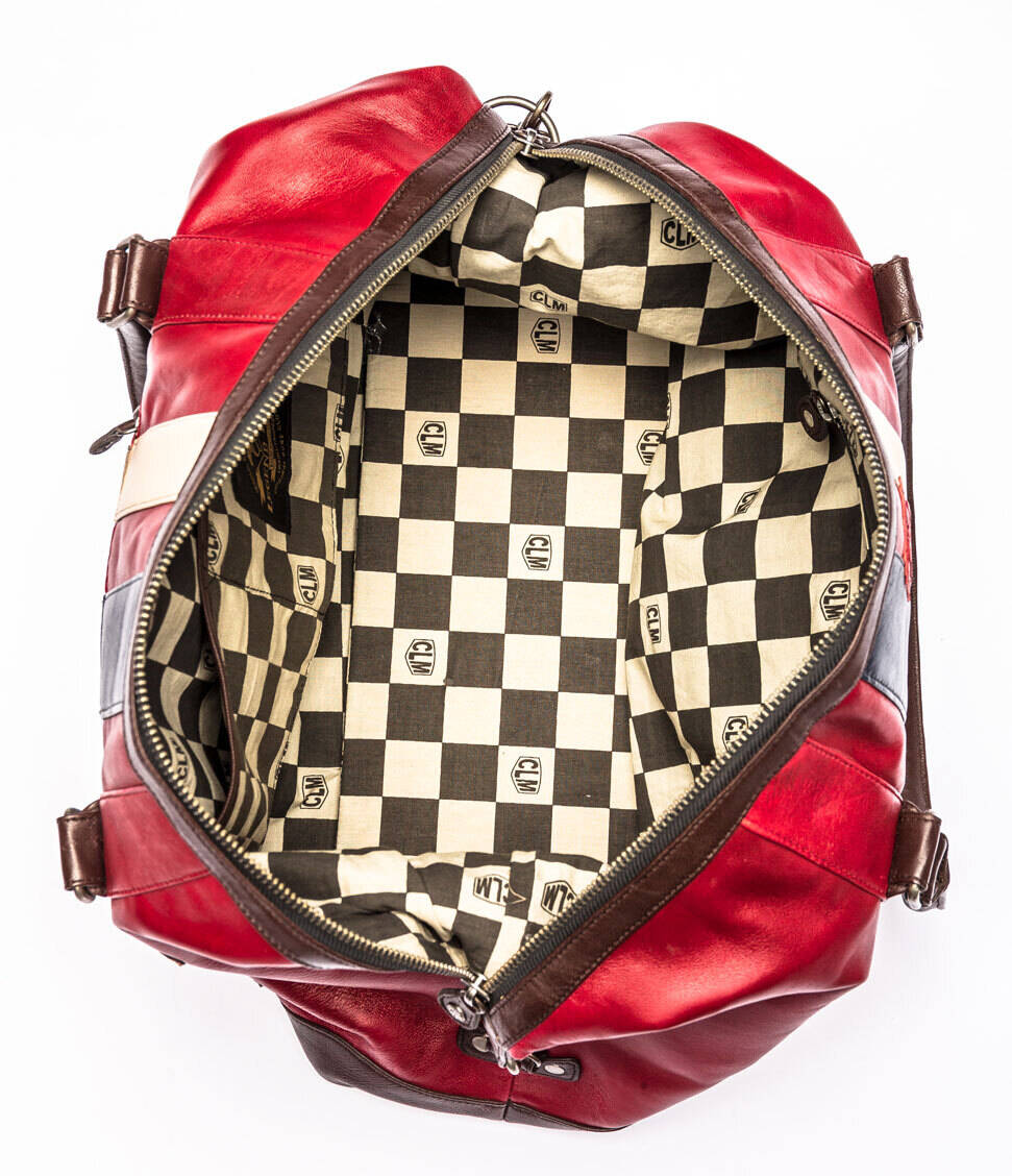 Vêtement en cuir Maroquinerie homme rouge