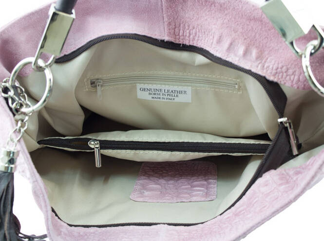 Vêtement en cuir Maroquinerie femme taupe