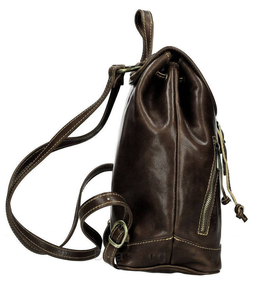 Vêtement en cuir Maroquinerie femme marron