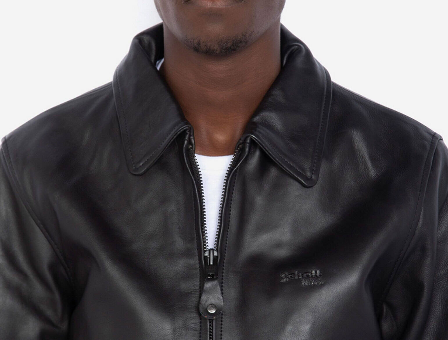 Vêtement en cuir Vestes & Trois Quart cuir noir