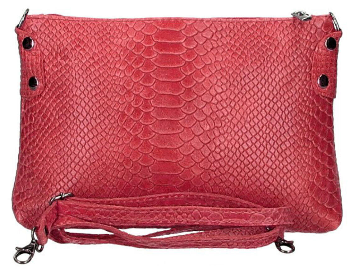 Vêtement en cuir Maroquinerie femme rouge