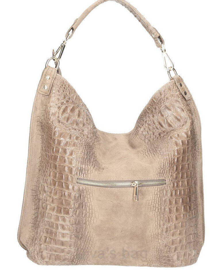 Vêtement en cuir Maroquinerie femme taupe