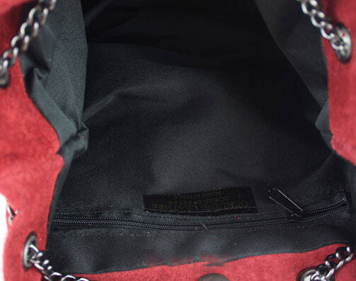 Vêtement en cuir Maroquinerie femme rouge