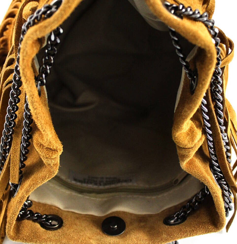 Vêtement en cuir Maroquinerie femme cognac