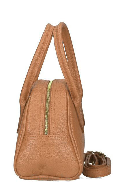 Vêtement en cuir Maroquinerie femme cognac