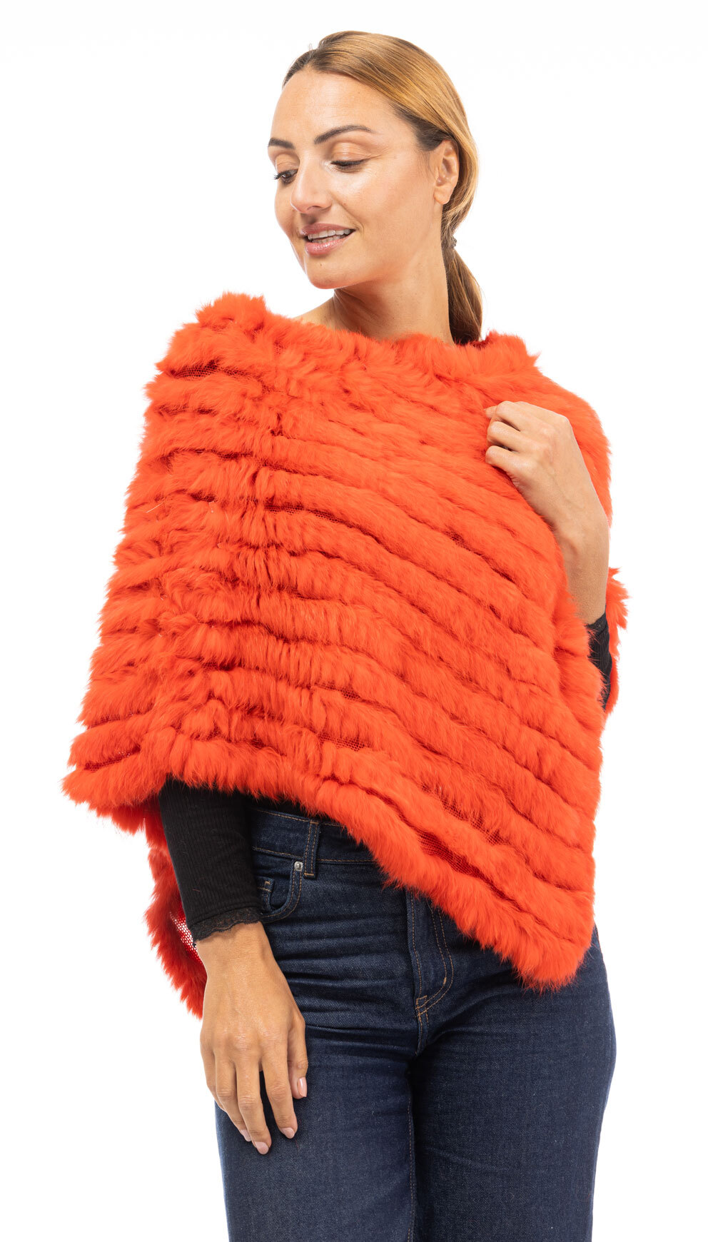 Vêtement en cuir Gilets cuir & fourrure  rouge