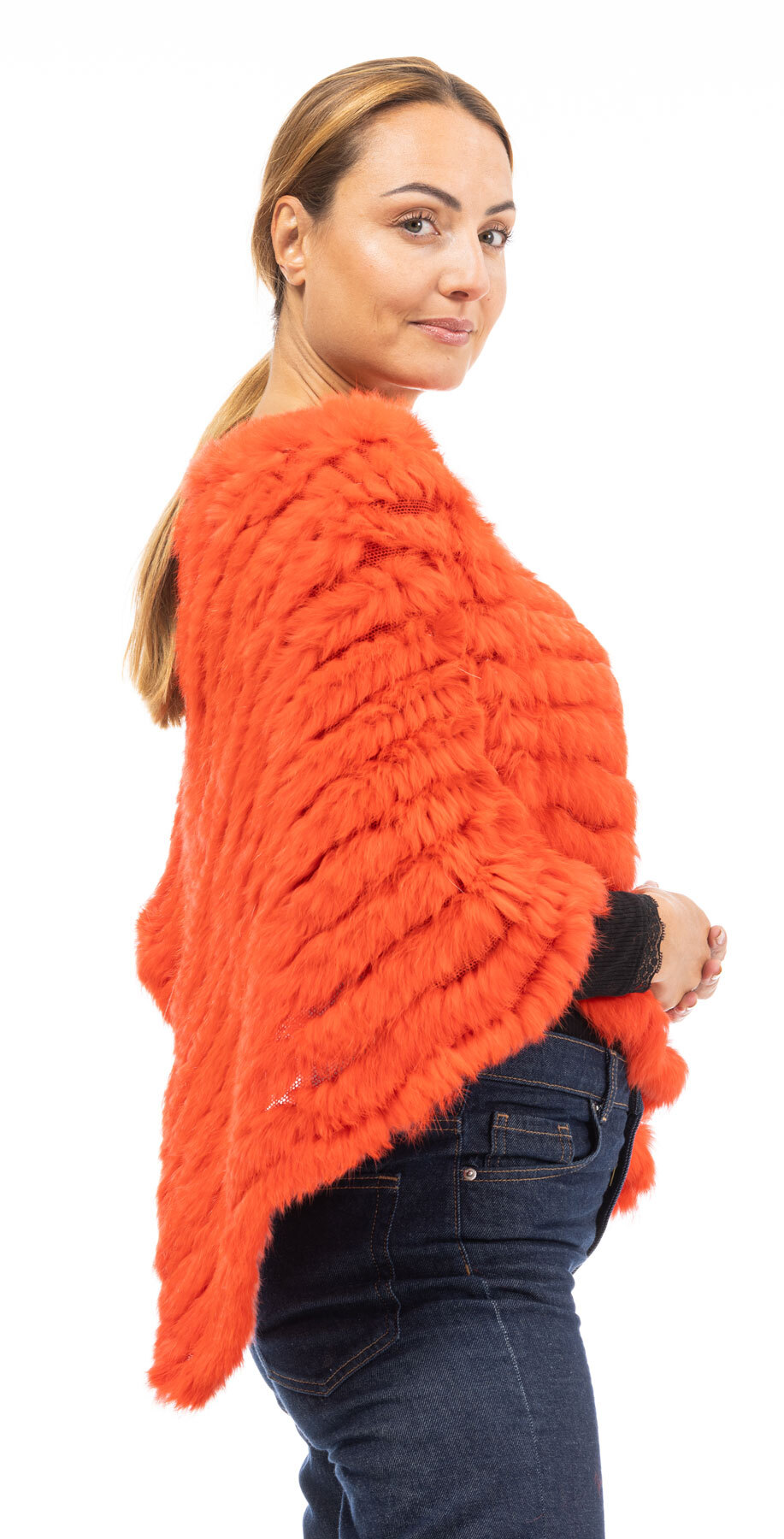 Vêtement en cuir Gilets cuir & fourrure  rouge