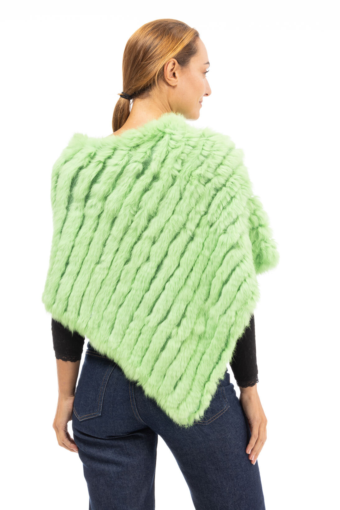 Vêtement en cuir Gilets cuir & fourrure  vert