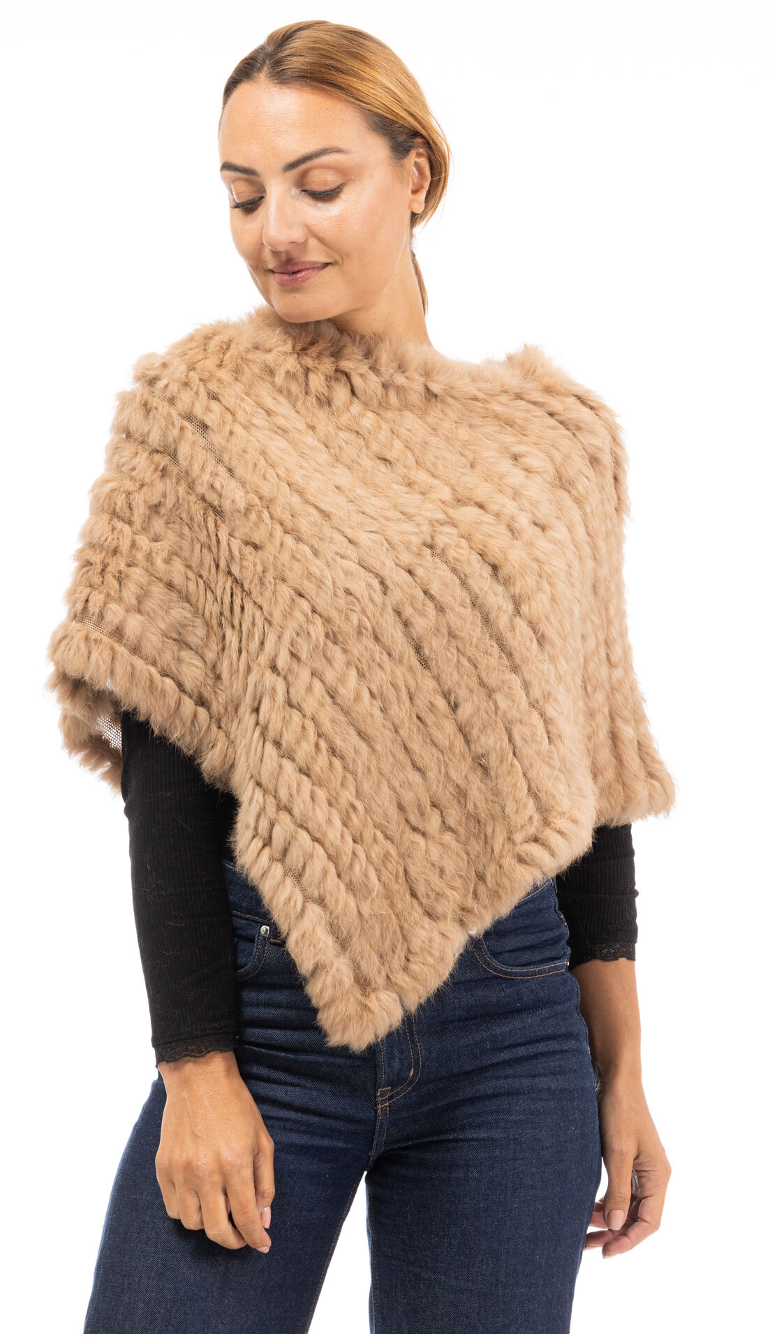 Vêtement en cuir Gilets cuir & fourrure  beige