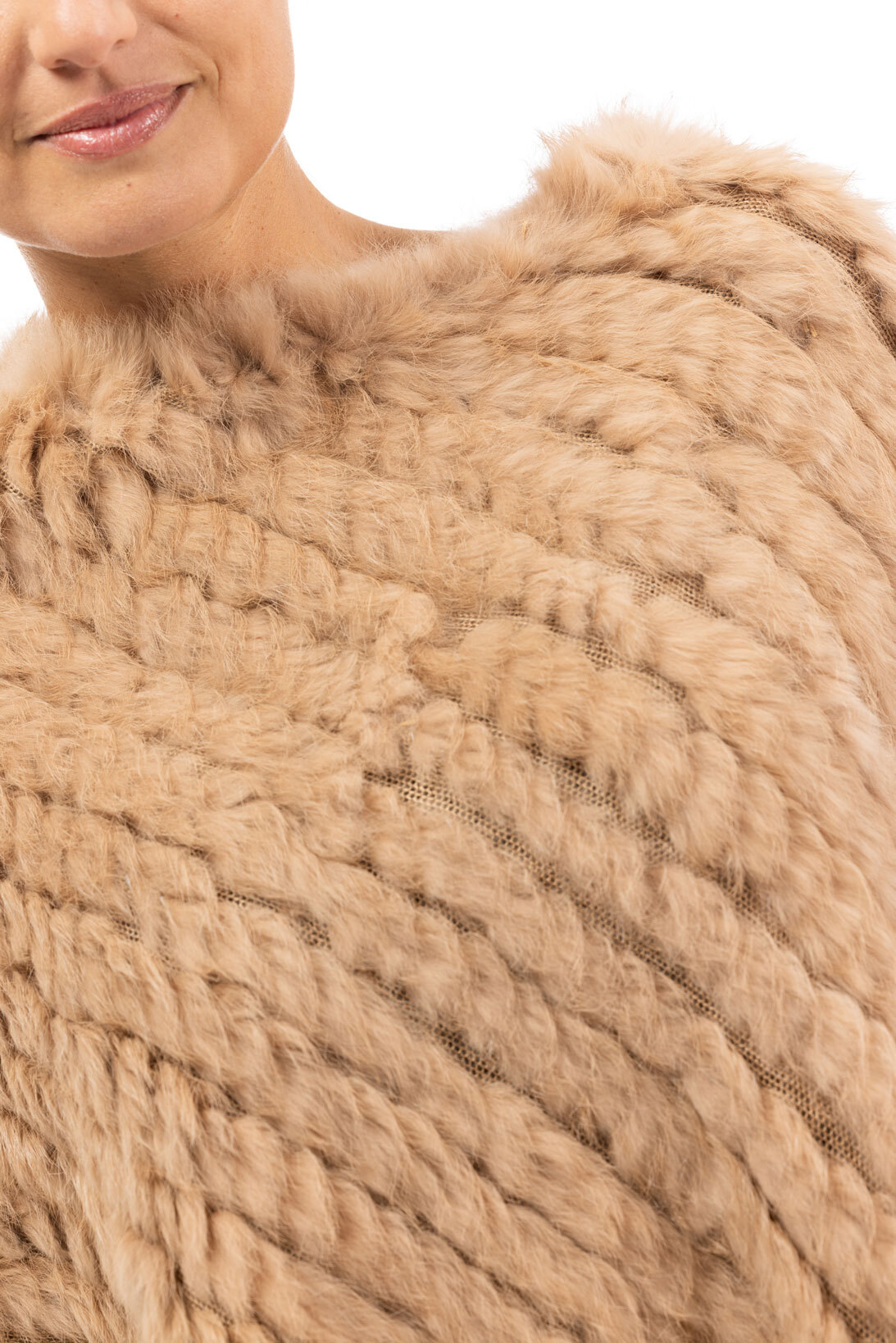 Vêtement en cuir Gilets cuir & fourrure  beige