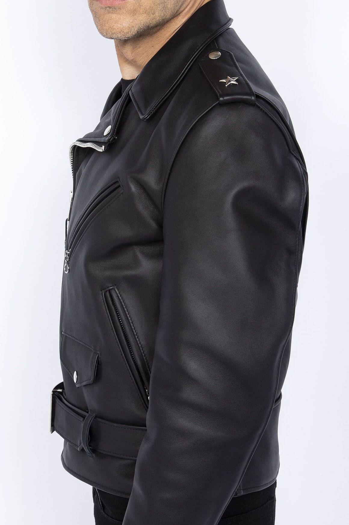 Vêtement en cuir Blousons cuir noir