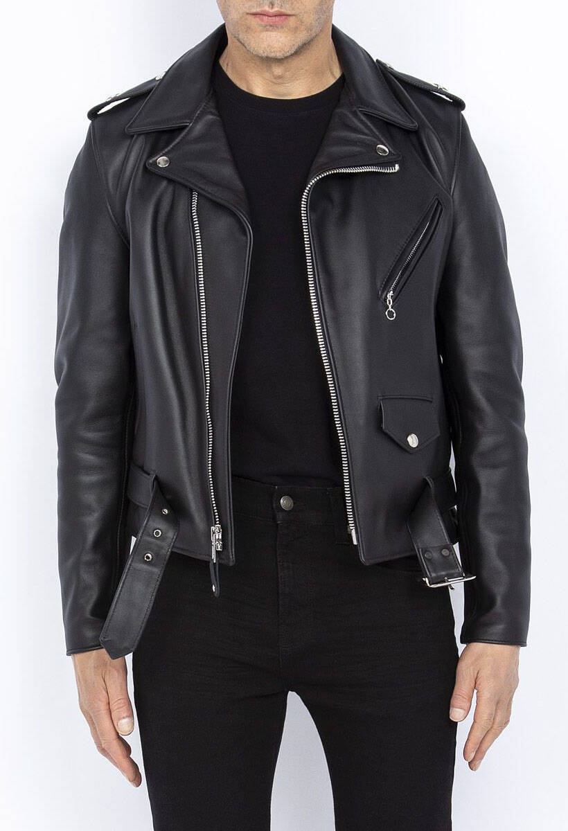 Vêtement en cuir Blousons cuir noir