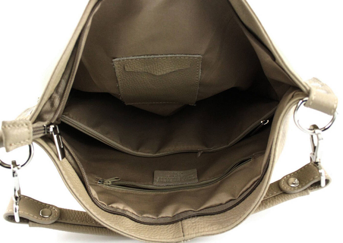 Vêtement en cuir Maroquinerie femme taupe