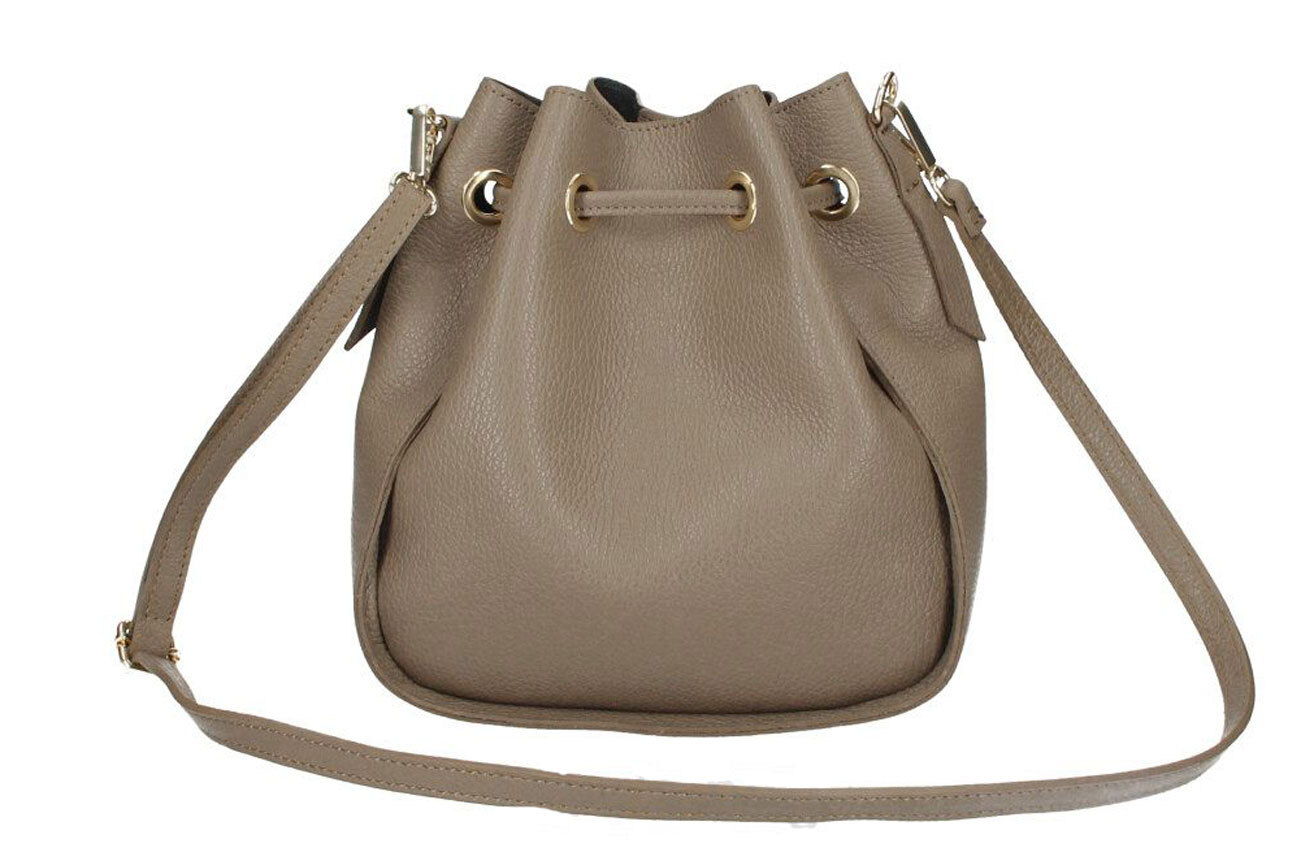 Vêtement en cuir Maroquinerie femme taupe
