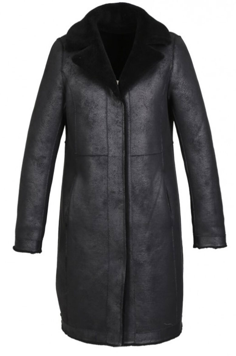 Vêtement en cuir Manteaux cuir noir