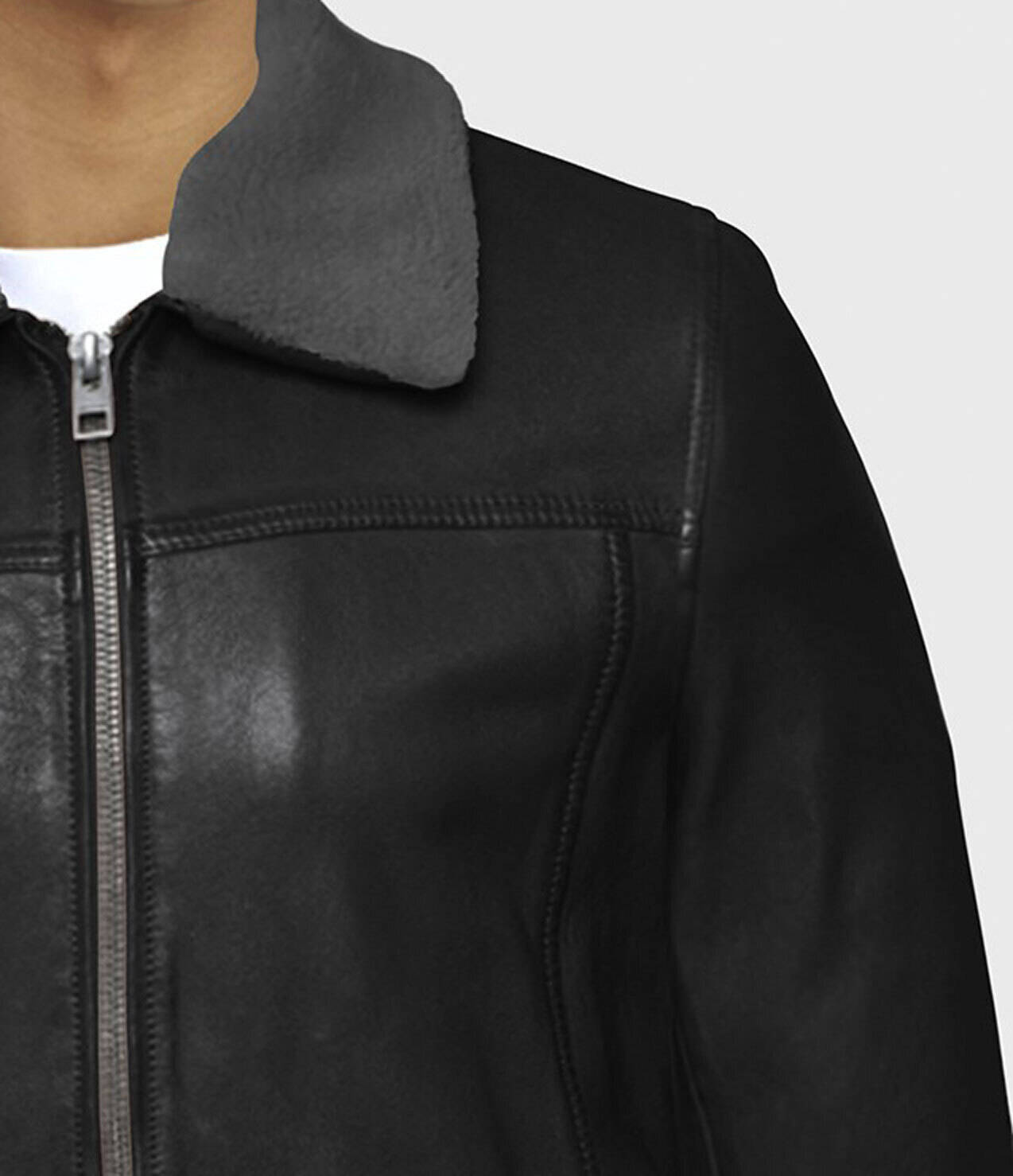 Vêtement en cuir Blousons cuir noir