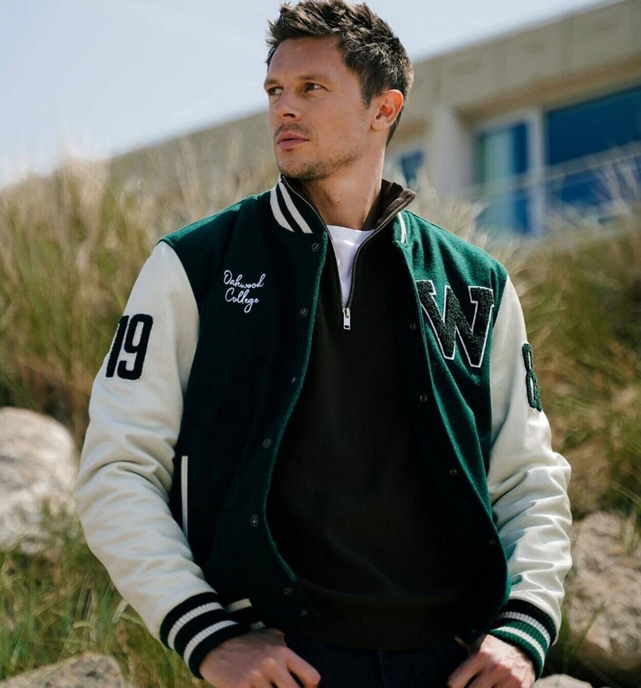 Vêtement en cuir Blousons cuir vert