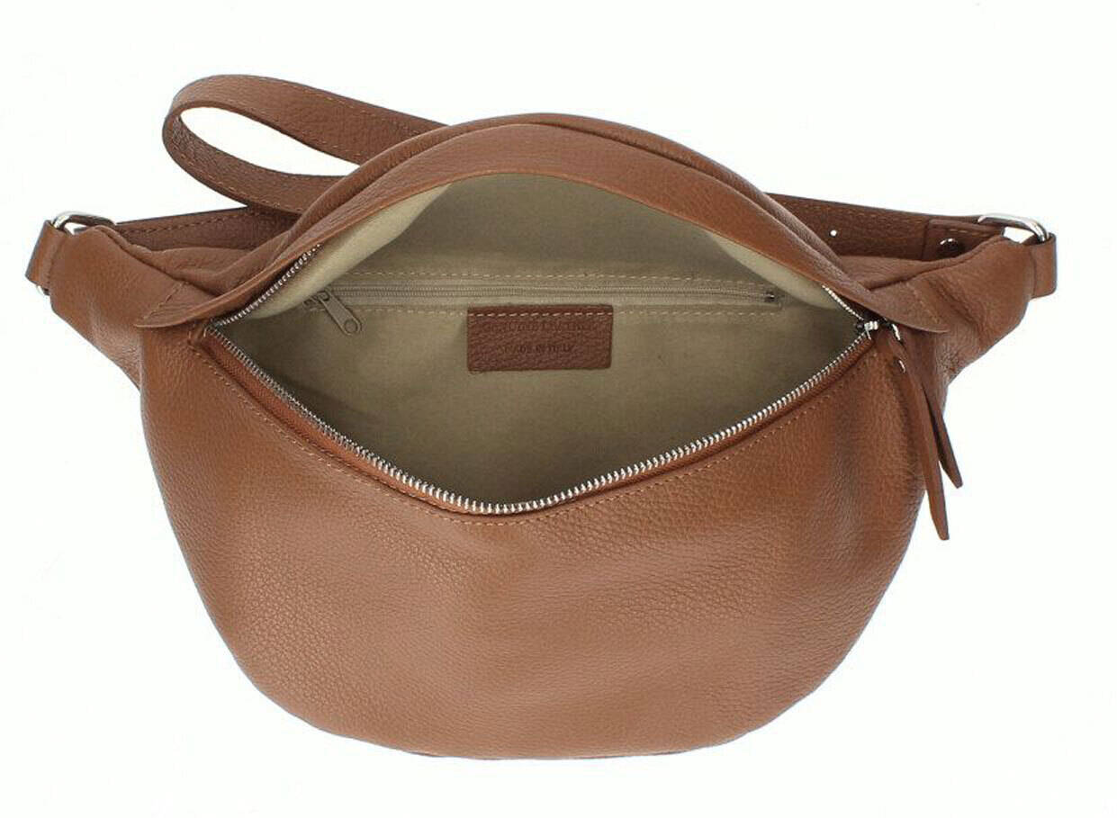 Vêtement en cuir Maroquinerie femme cognac